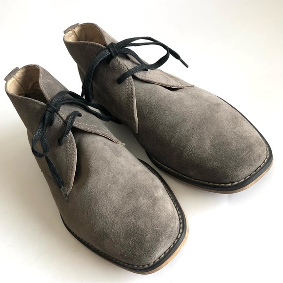 Stacy Adams Tamarack Gray Suede Chukka Boots main image 12